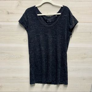 ATM Anthony Thomas Melillo black sweatshirt dress